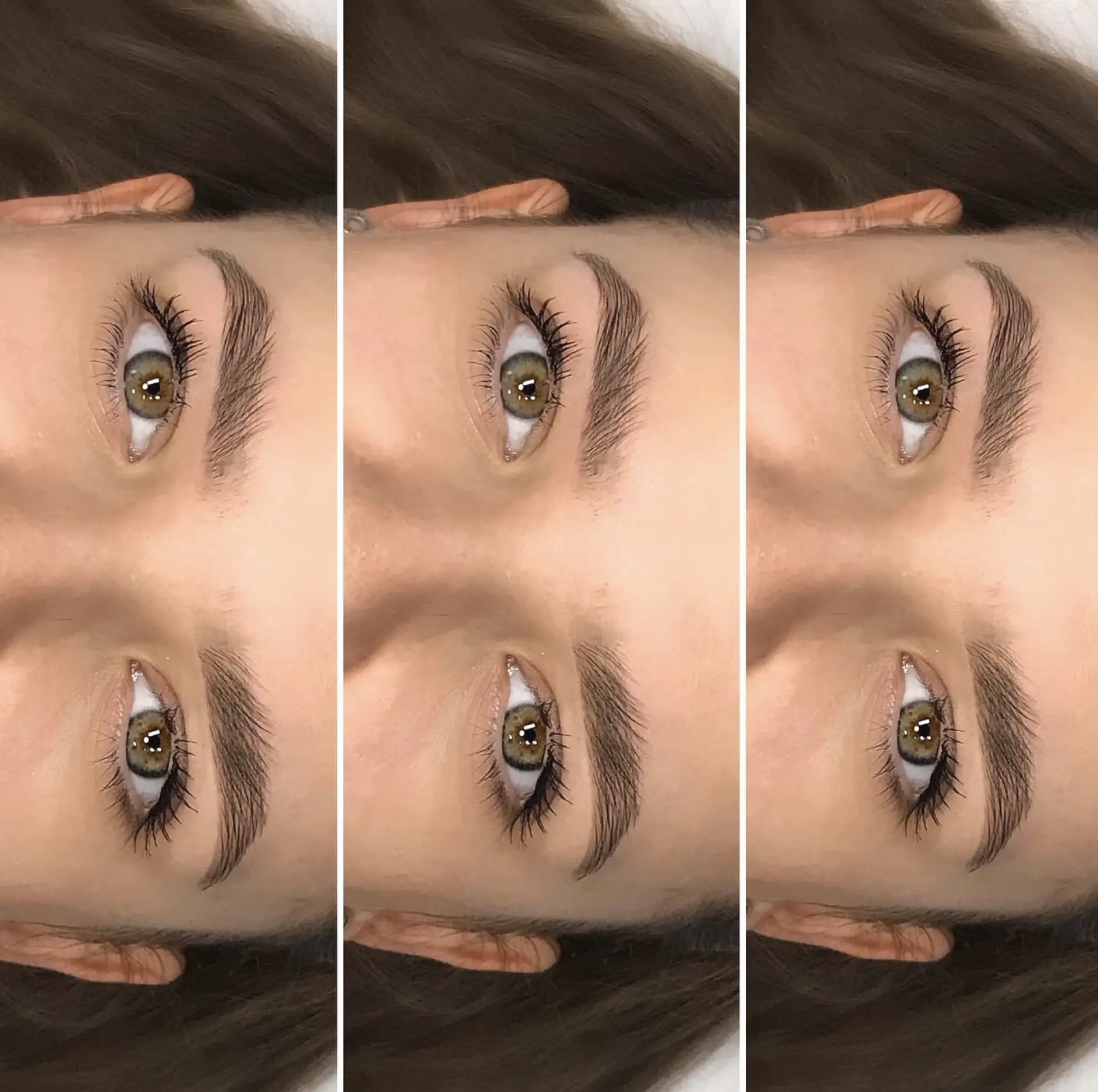 ombre brows on oily skin