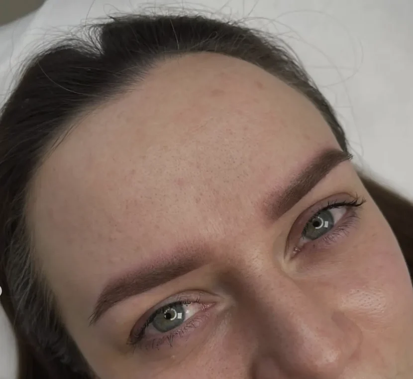 ombre powder brows vs microblading